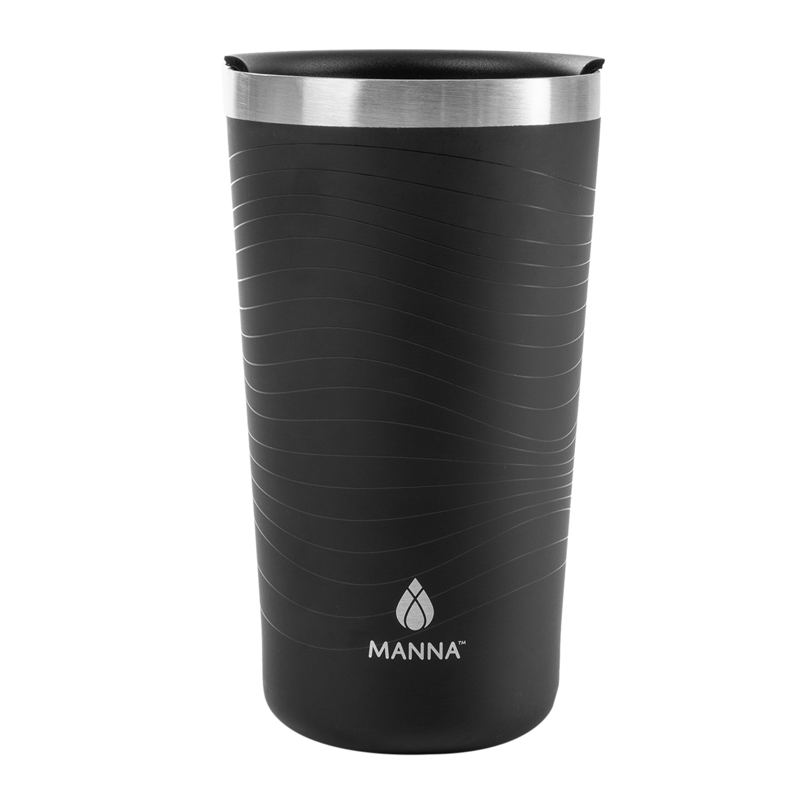 Manna Black Lines Insulated Pint Tumbler 532 ml