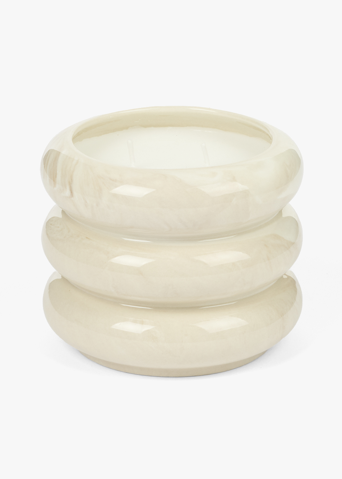 Marble Look Bubble Candle