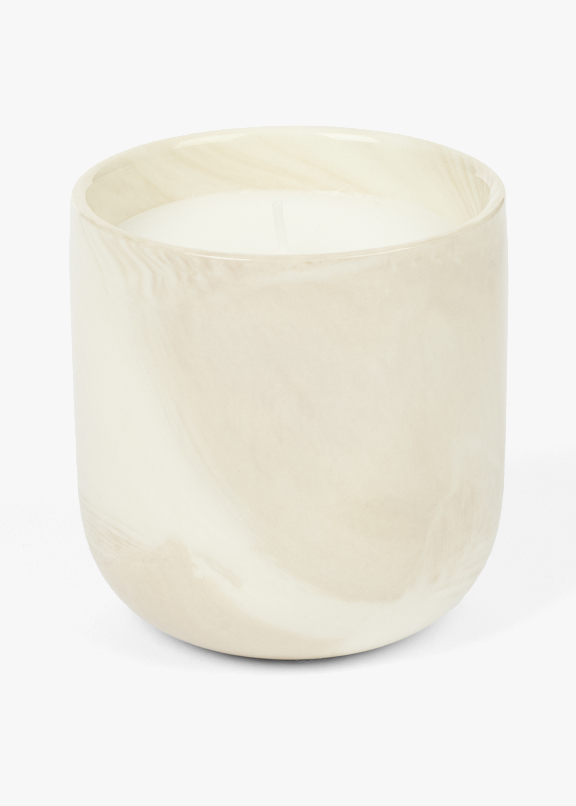Marble Look Smooth Candle