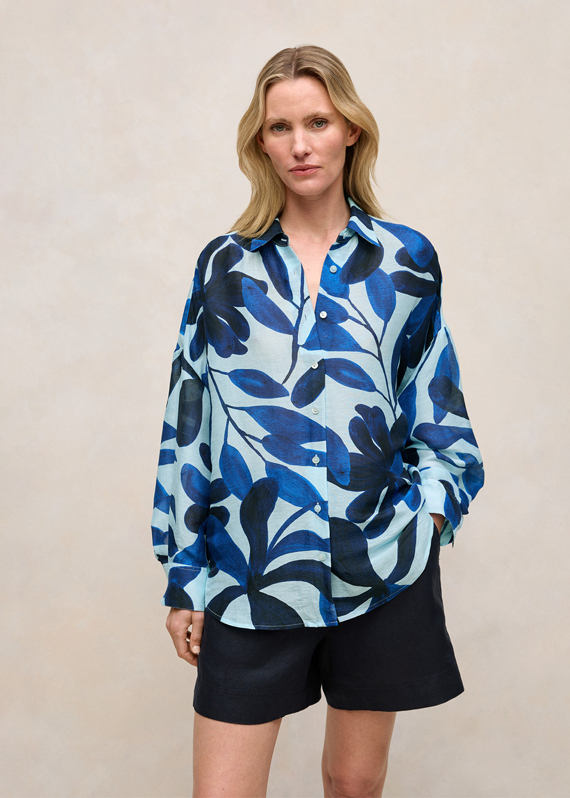 Marea Linen Silk Resort Shirt