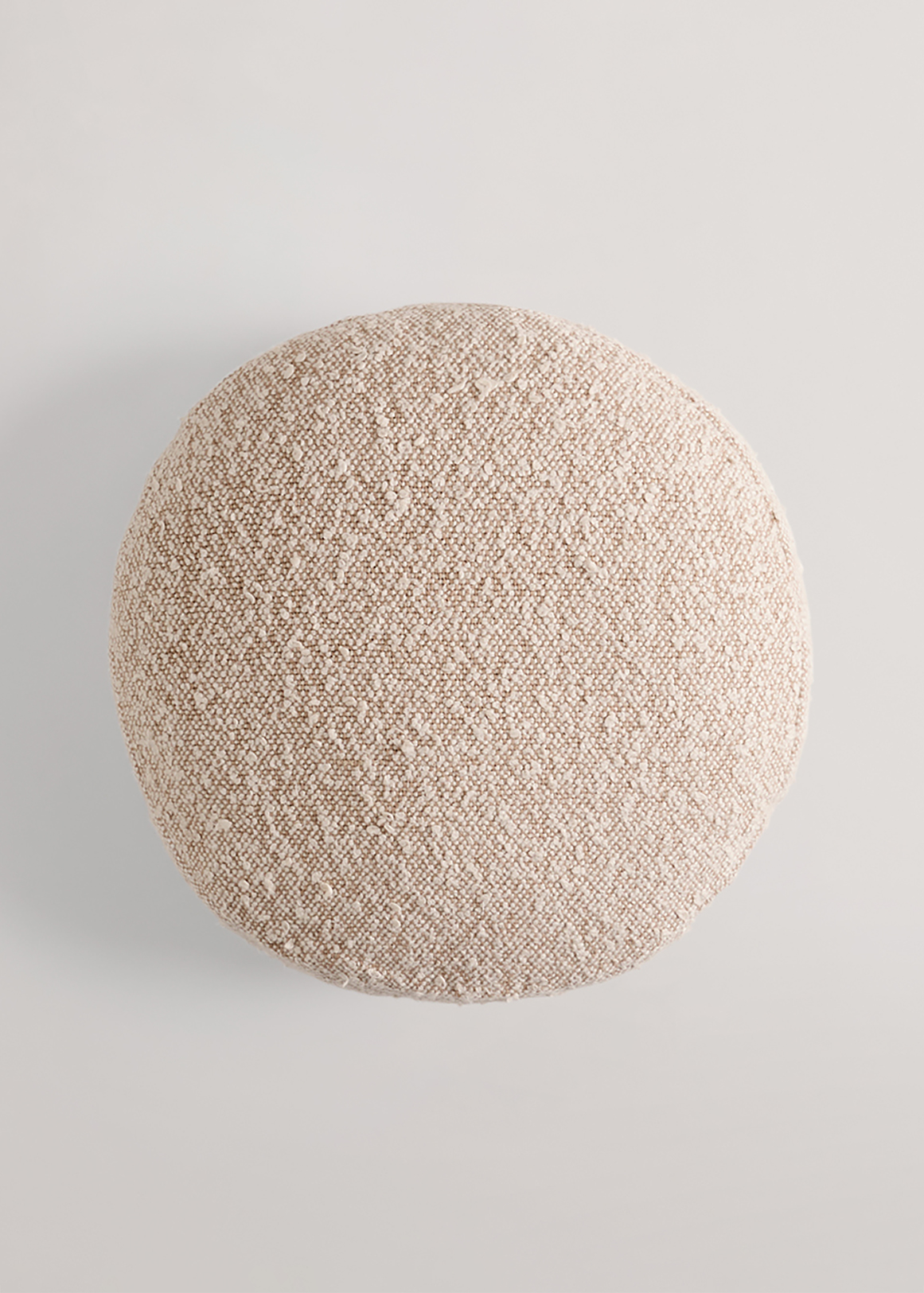 Marley Organically Grown Cotton 40x40x6 Round Cushion
