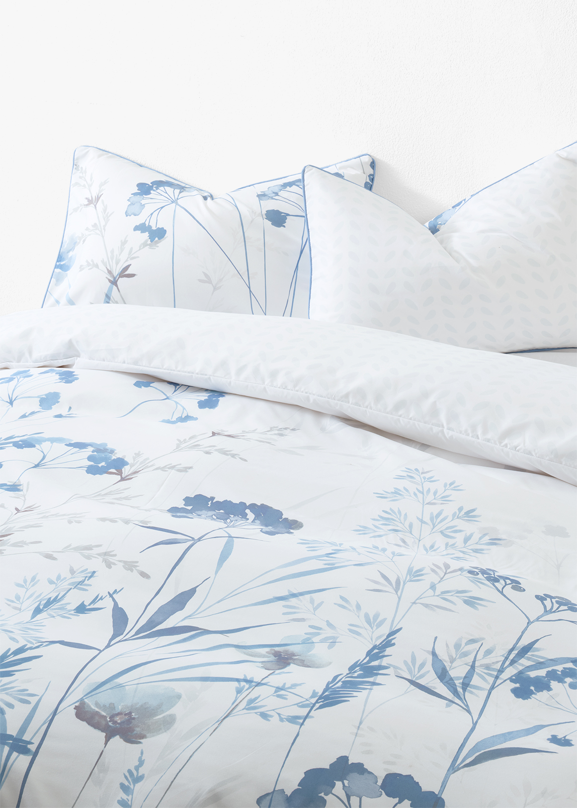 Meadow Print Microfibre Duvet Cover Set