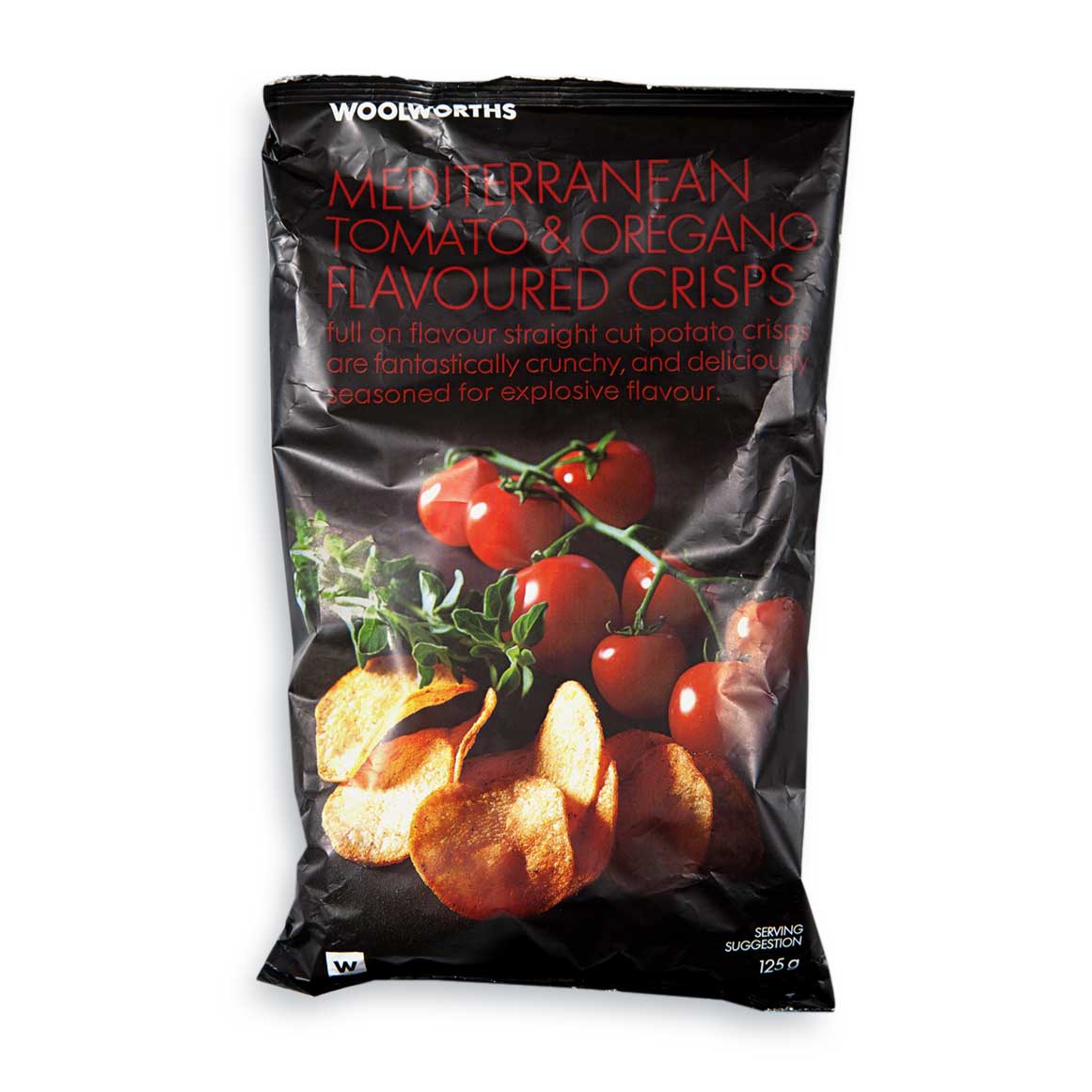 Mediterranean Tomato & Oregano Flavured Crisps 125 g | Woolworths.co.za