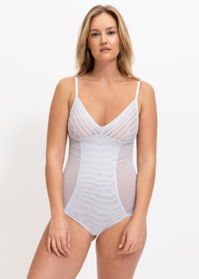 Shapermint, Swim, Shapermint Essentials Complete Smoothing Striped One  Piece Swimsuit