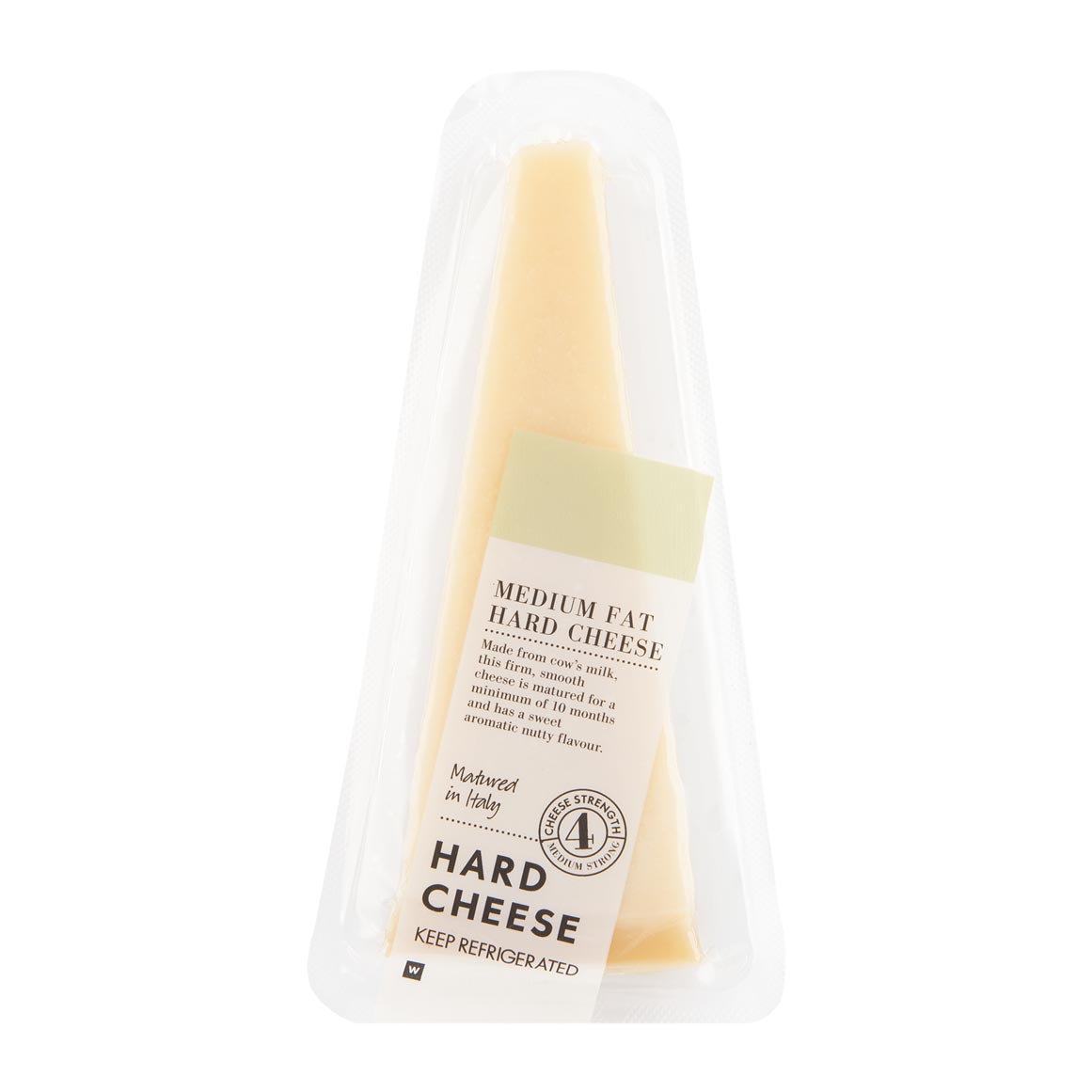 Medium Fat Hard Cheese Avg 250 g