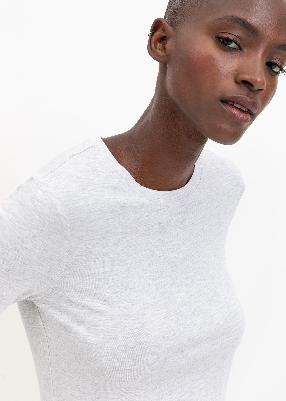 Melange Cotton Modal T-shirt