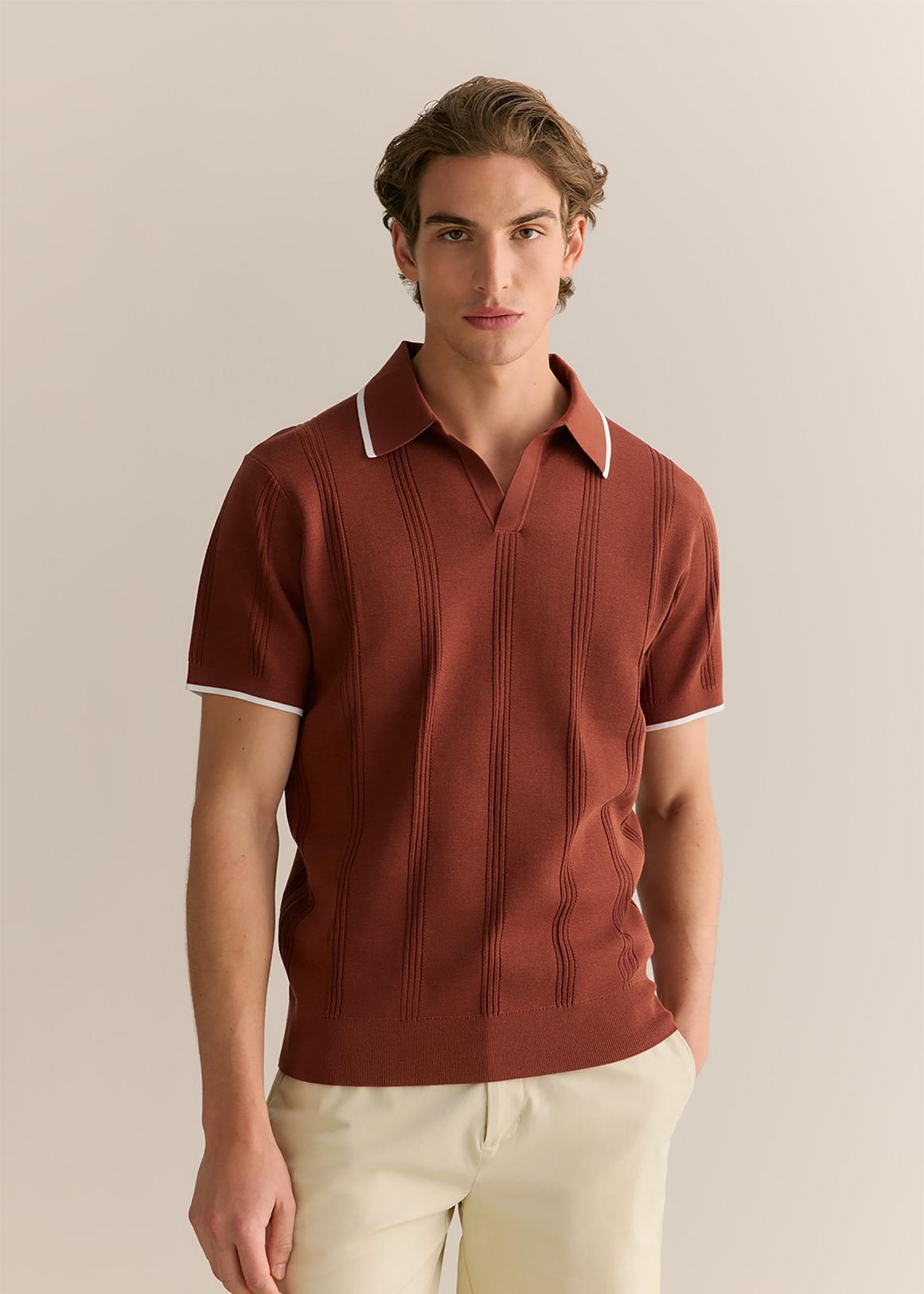 Mercerised Cotton Tipped Polo