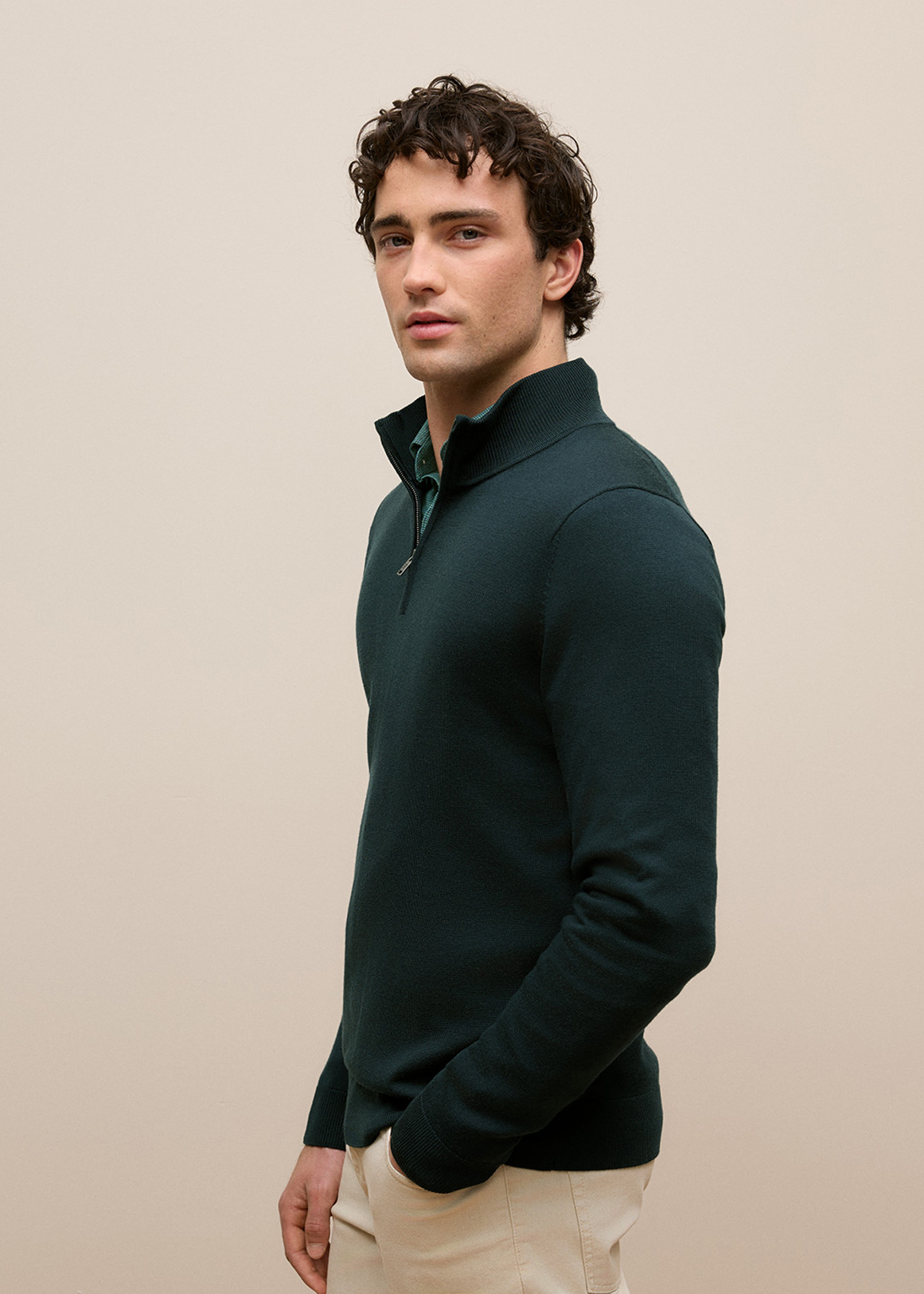 Merino Half Zip