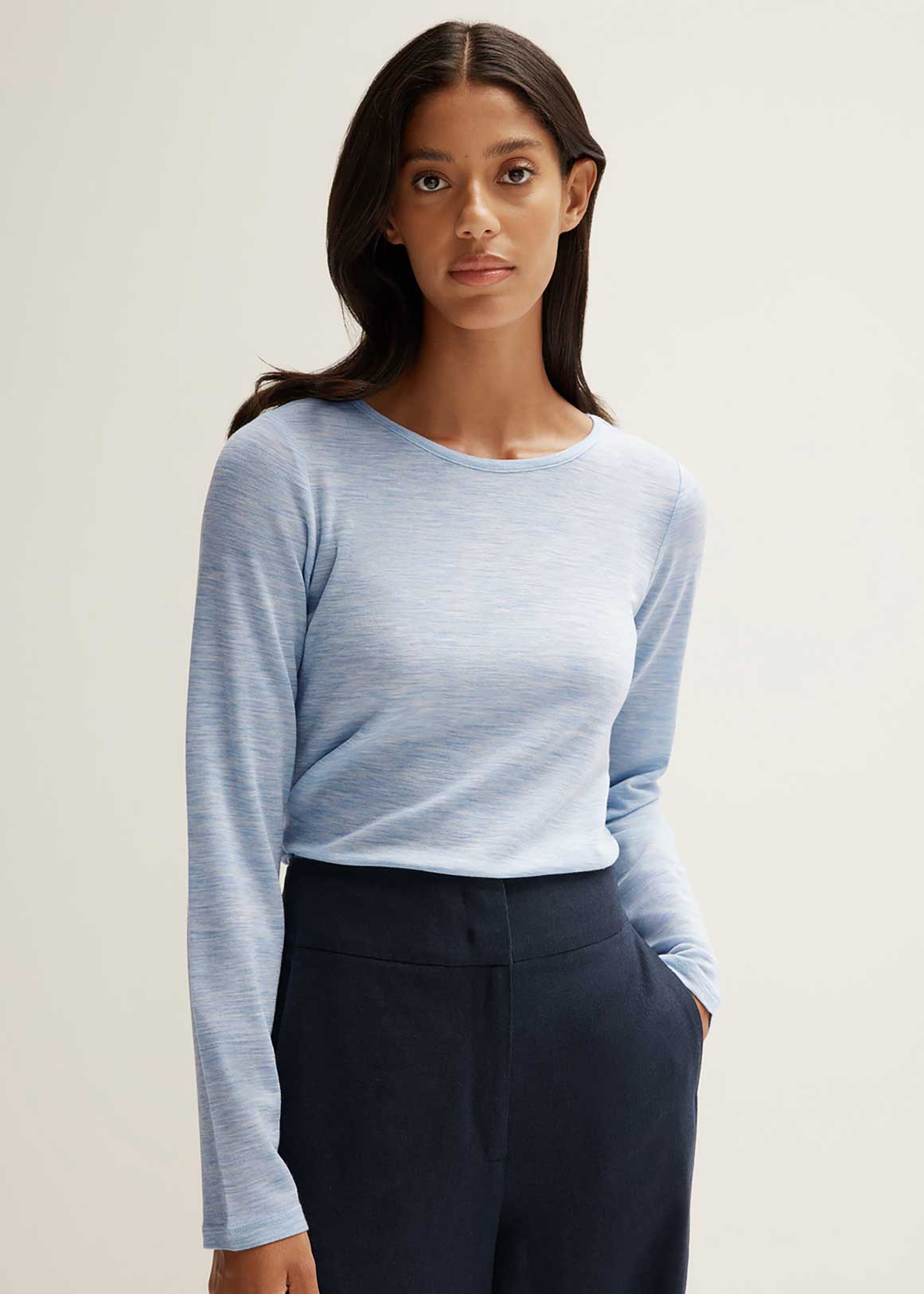 Merino Marle Long Sleeve T-Shirt | Woolworths.co.za