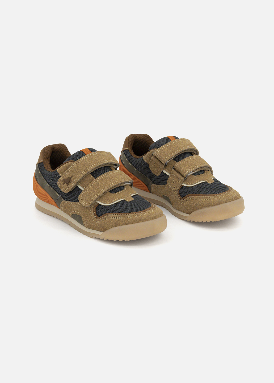 Mesh Double Strap Retro Sneakers (Size 4-13) Younger Boy