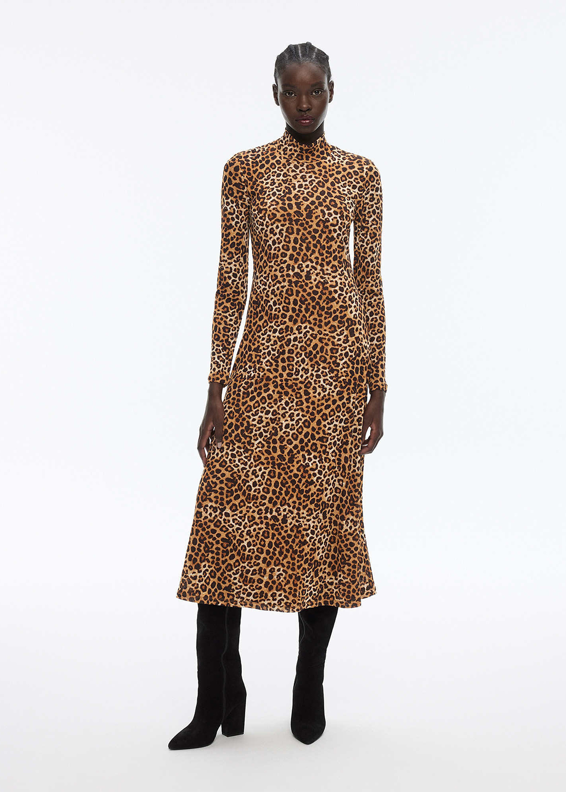 Mesh Ocelot Print Dress | Woolworths.co.za
