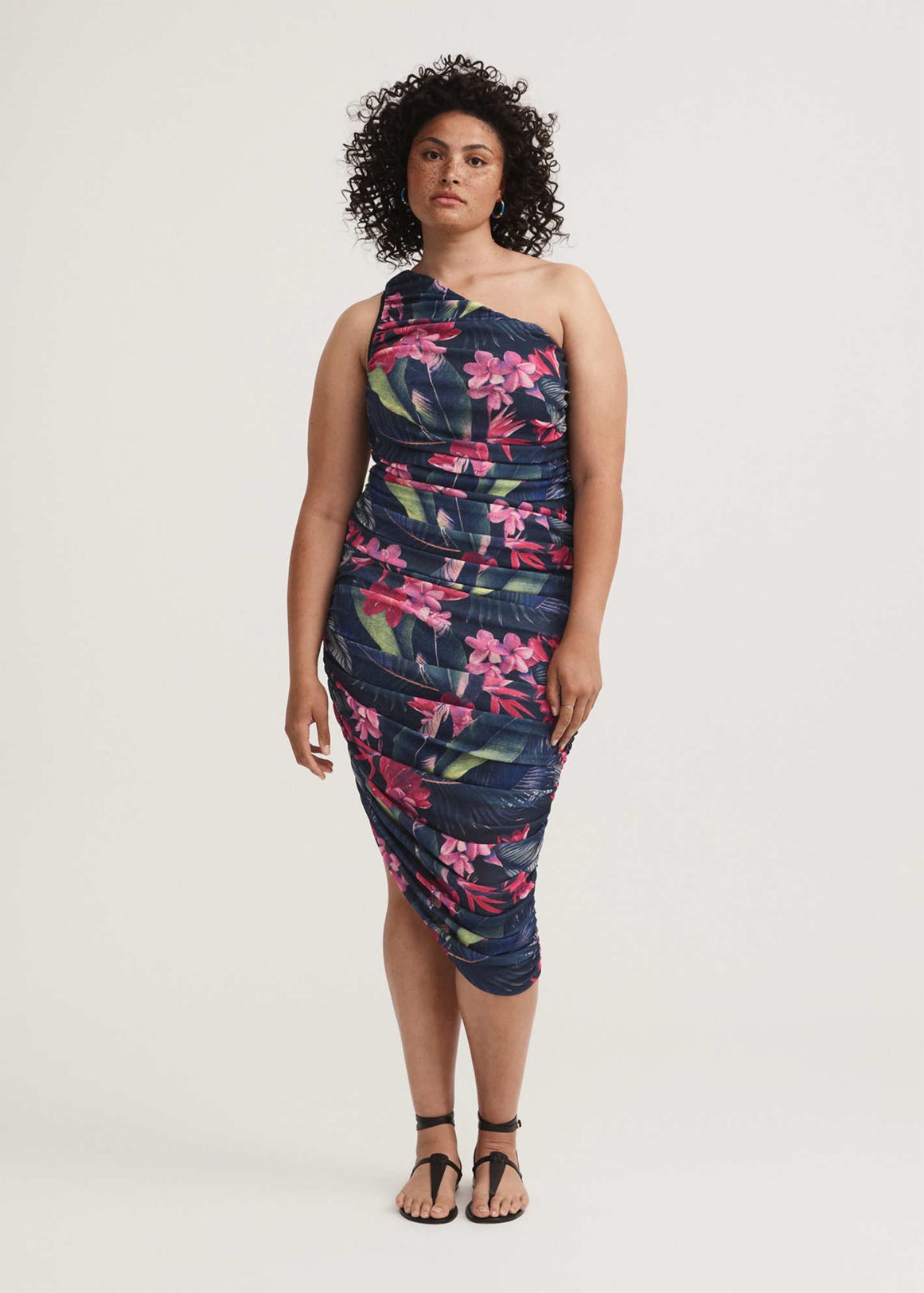 Mesh Vivid Floral Dress | Woolworths.co.za