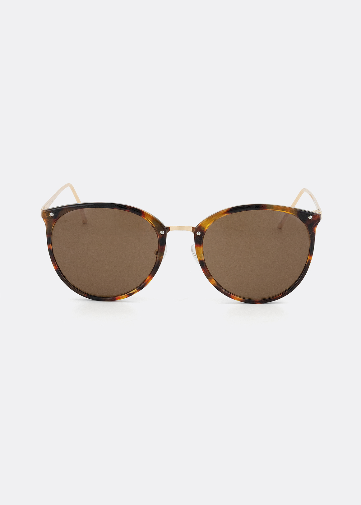 Metal Frame Round Sunglasses