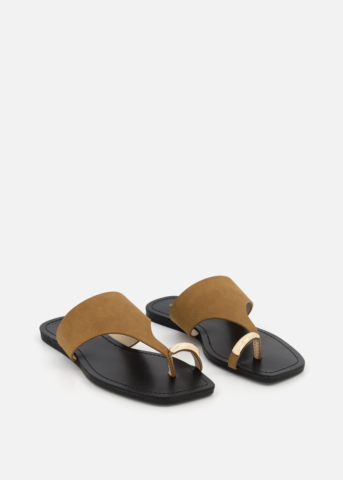 Metallic Slides Metallic Detail Toe Loop Slides | Woolworths.co.za