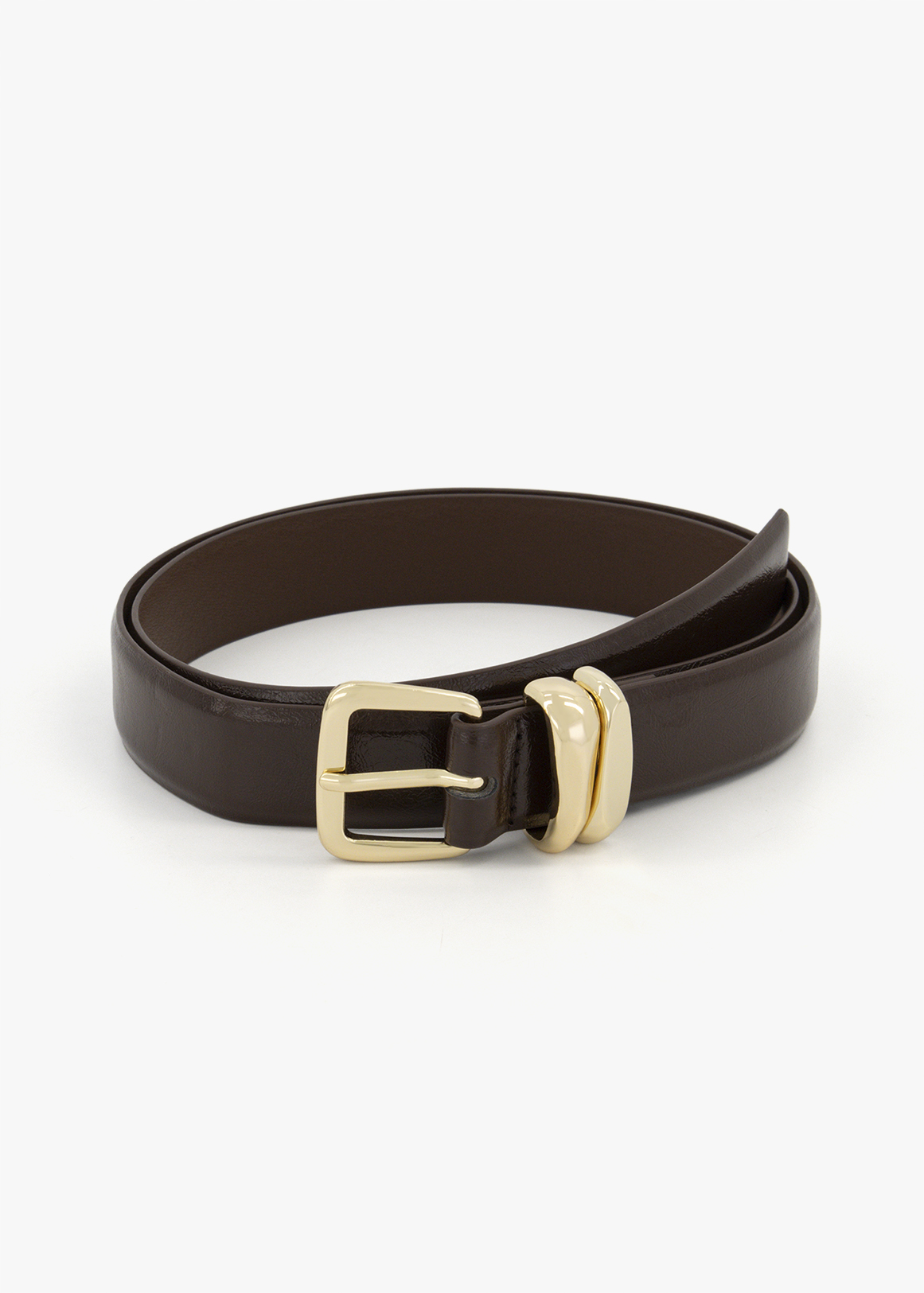 Metallic Double Loop Belt