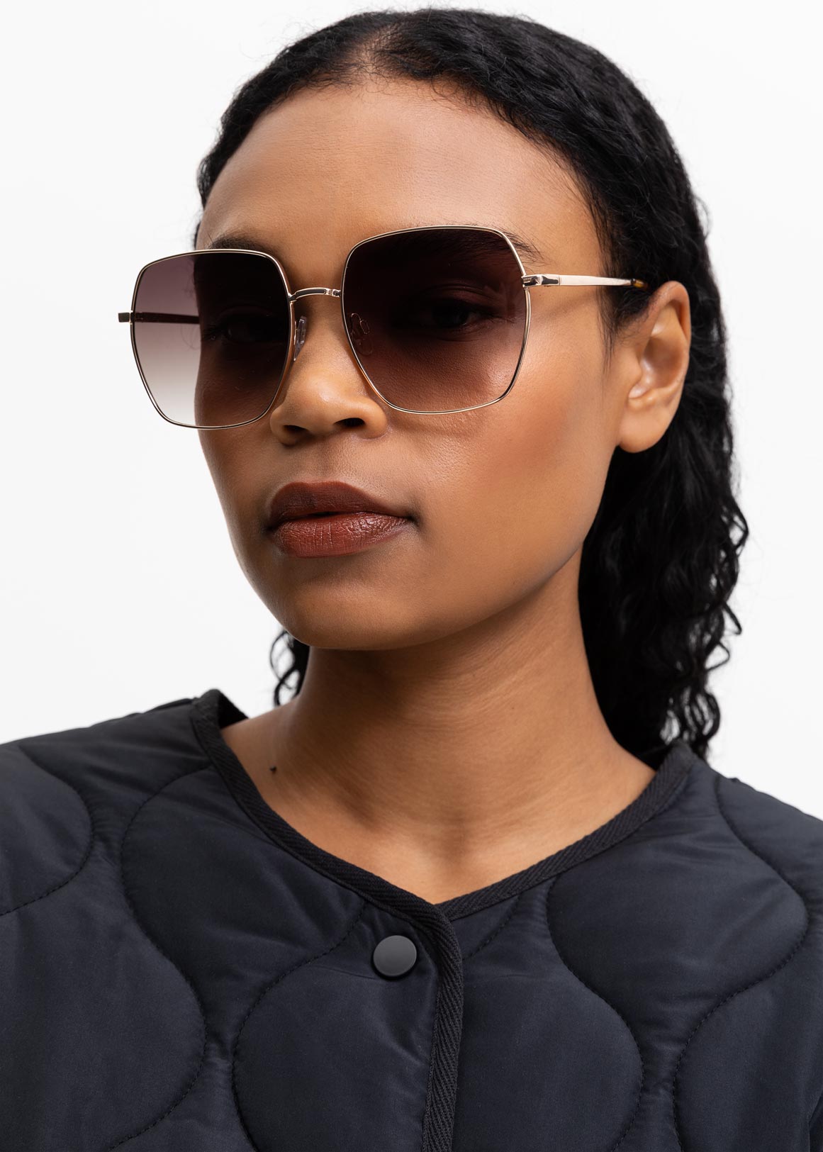 Metallic Frame Sunglasses Za 