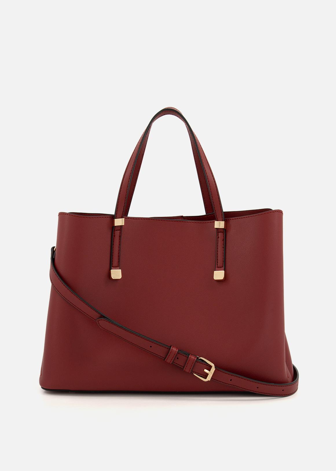 Metallic Trim Shopper