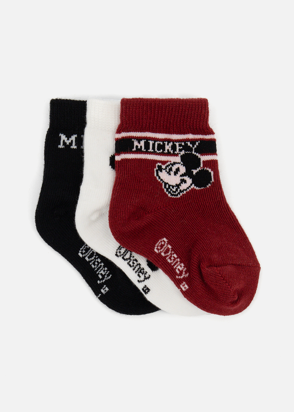 Mickey Mouse Cotton Rich Socks 3 Pack