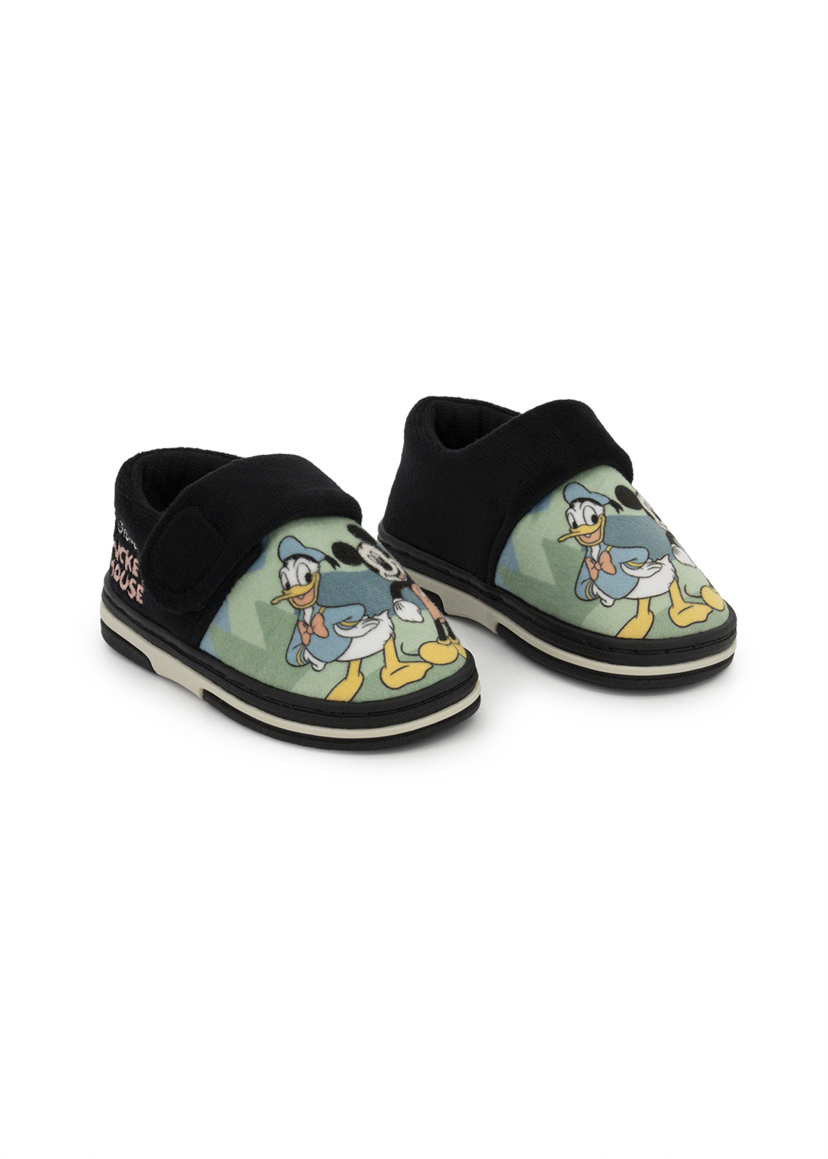 Mickey Mouse Strap Slippers (Size 5-13) Younger Boy