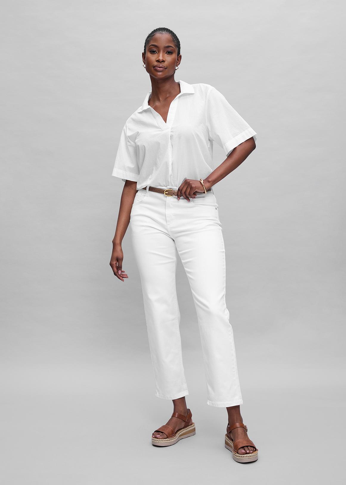 Mid Rise Boyfriend Jeans - Main Image