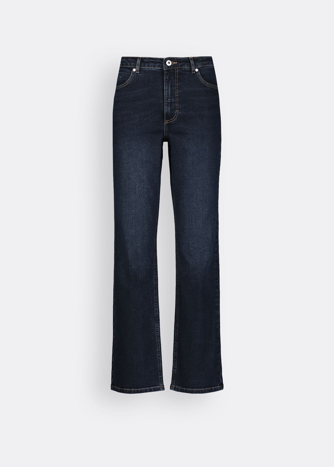 Mid Rise Relaxed Slim Jeans