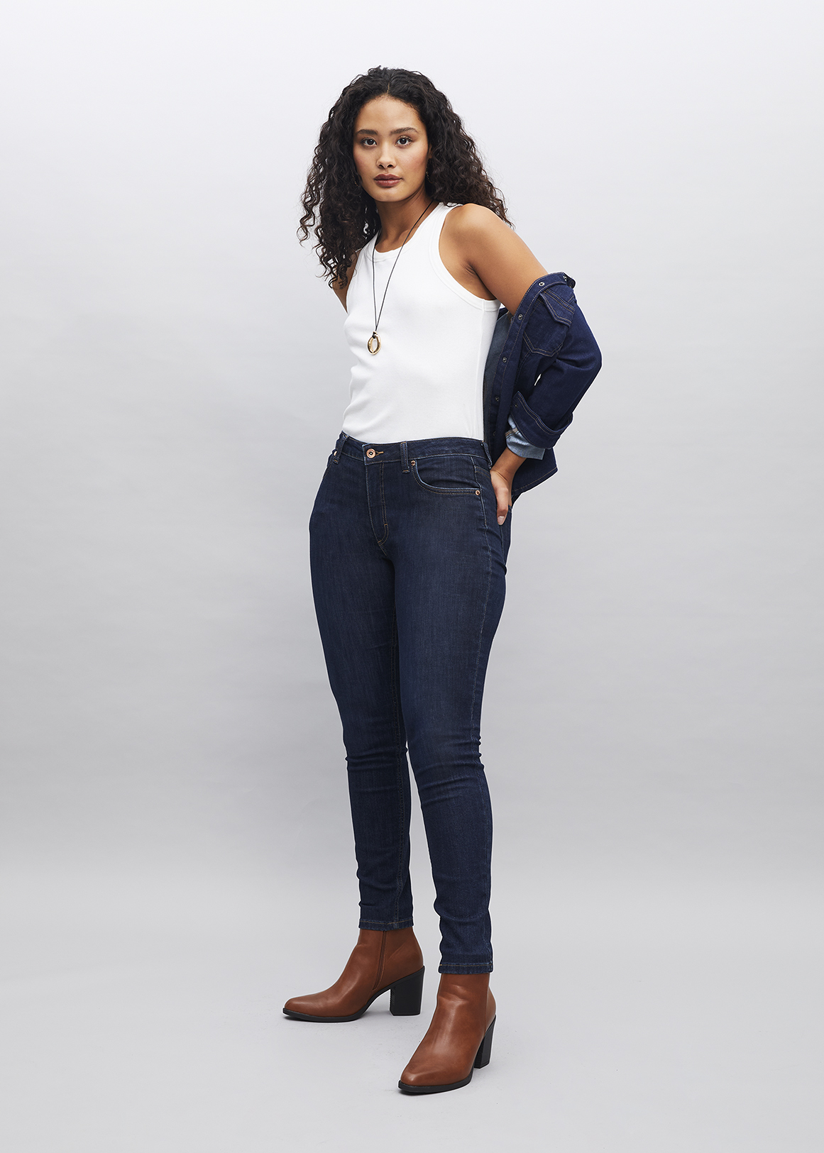 Mid Rise Skinny Jeans