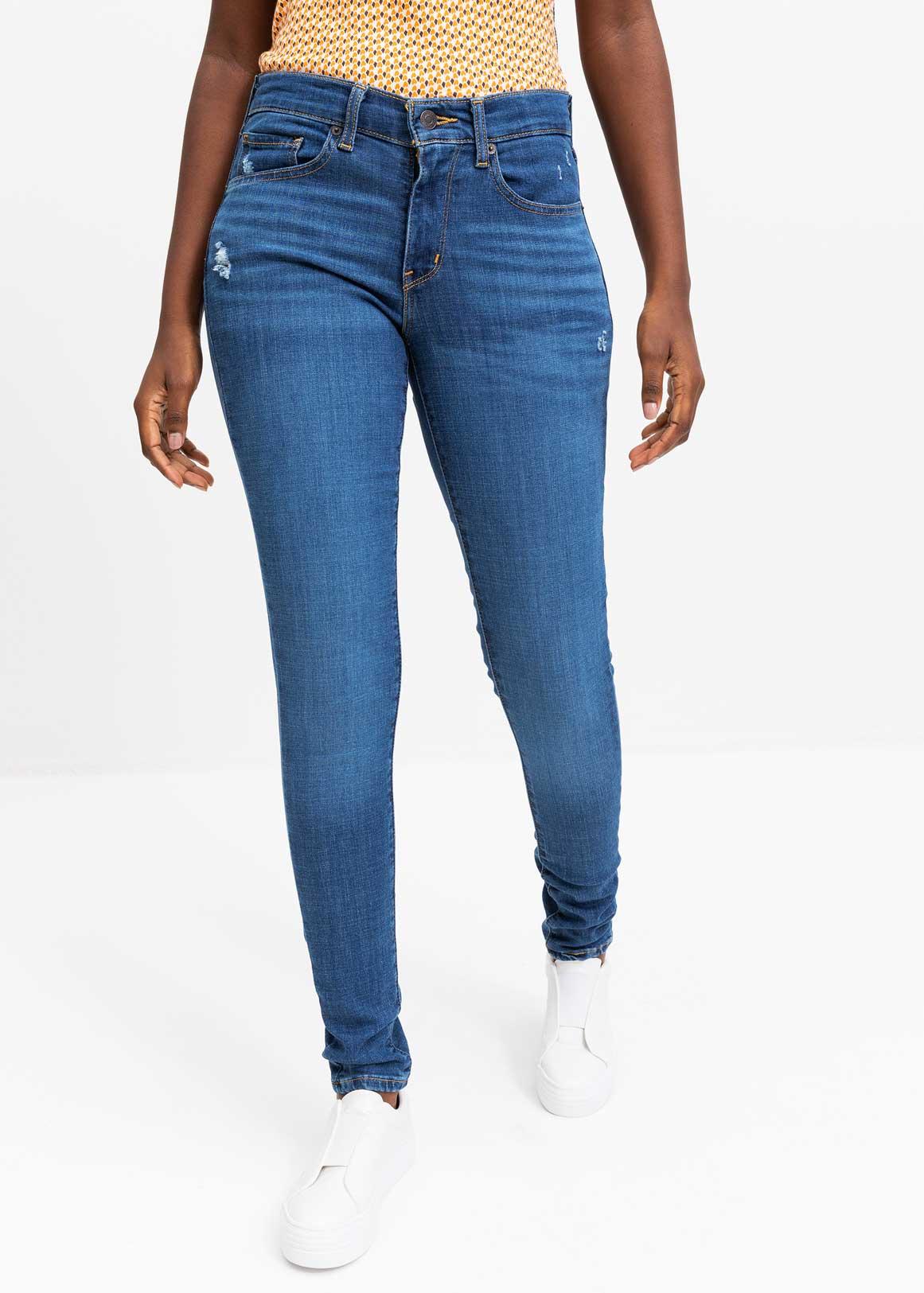 Seine High Rise Skinny Jeans 27 Inch - True Blue