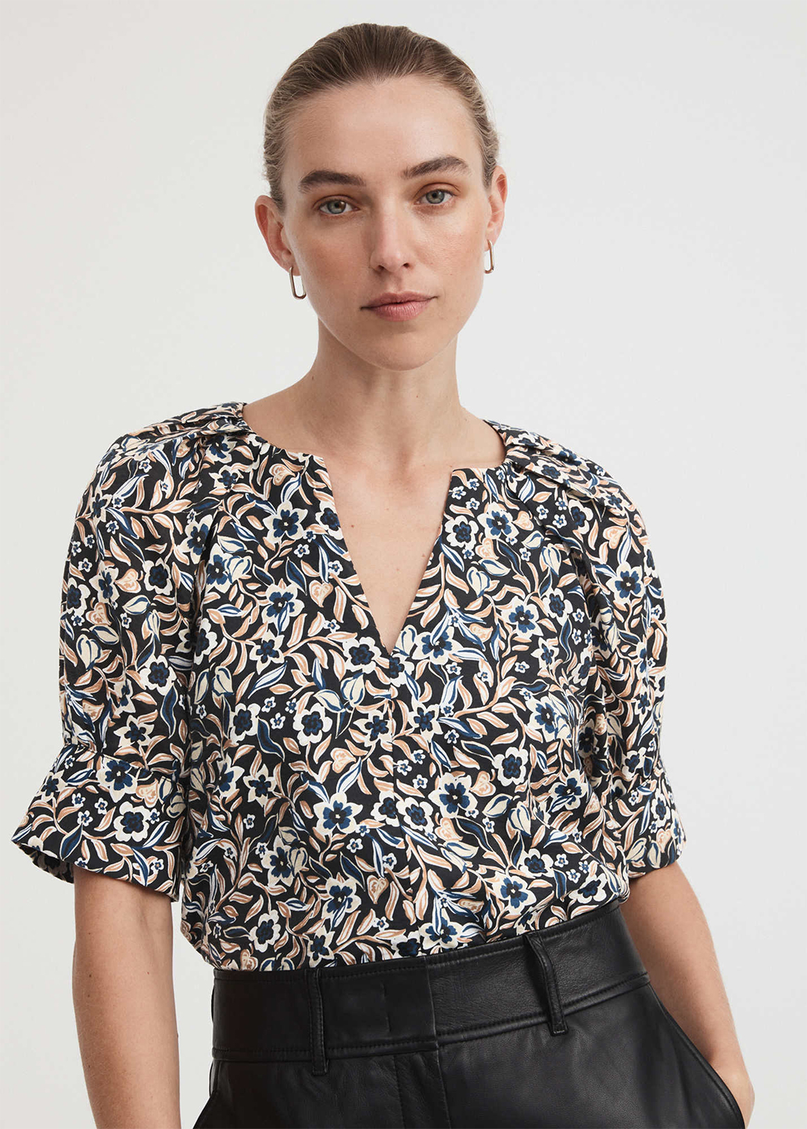Midnight Floral Blouse | Woolworths.co.za