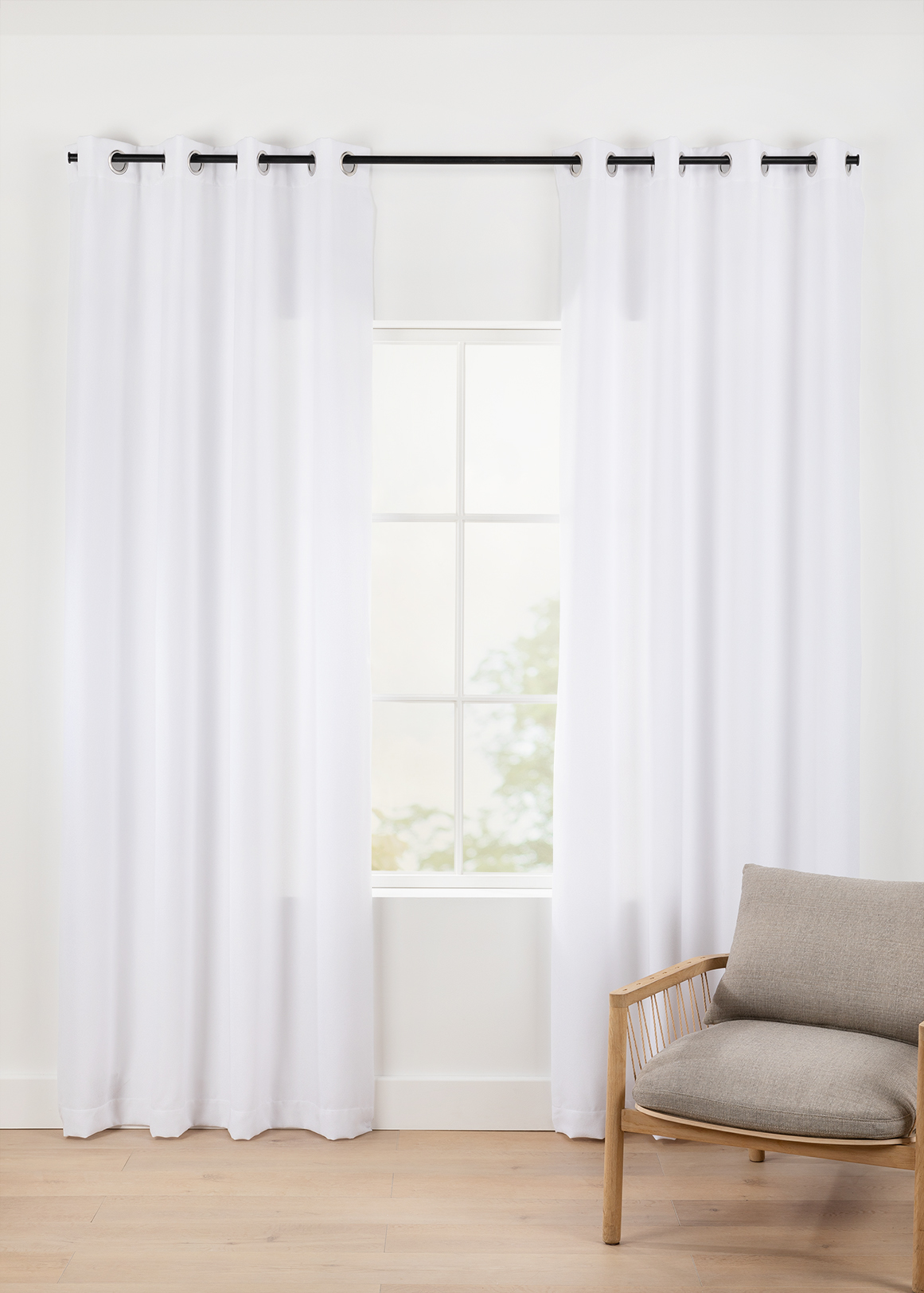 Milan Lined Longer Length Eyelet Curtain 140cm (W) x 250 (L)