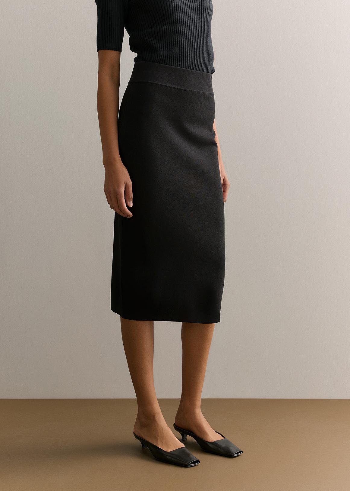 Milano Knit Pencil Skirt