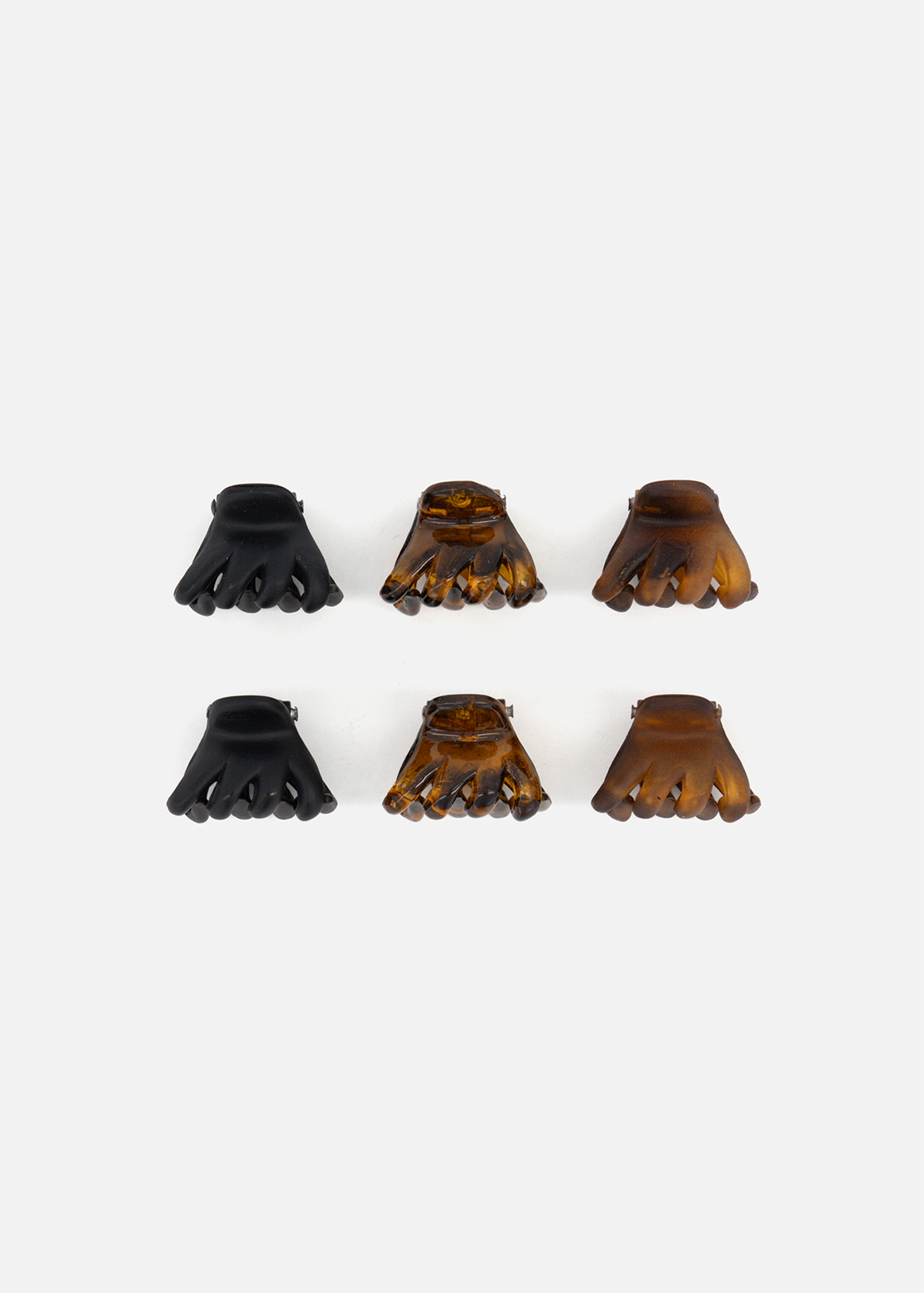 Mini Hair Claws 6 Pack