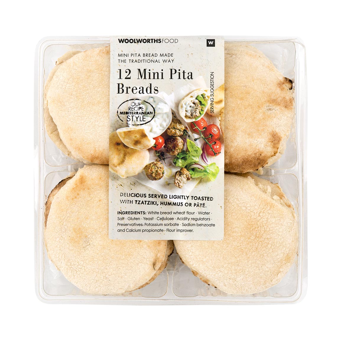 Mini Pita Bread 12 pk Woolworths.co.za