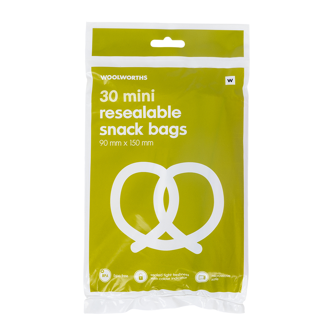 Mini Resealable Snack Bags 30 pk