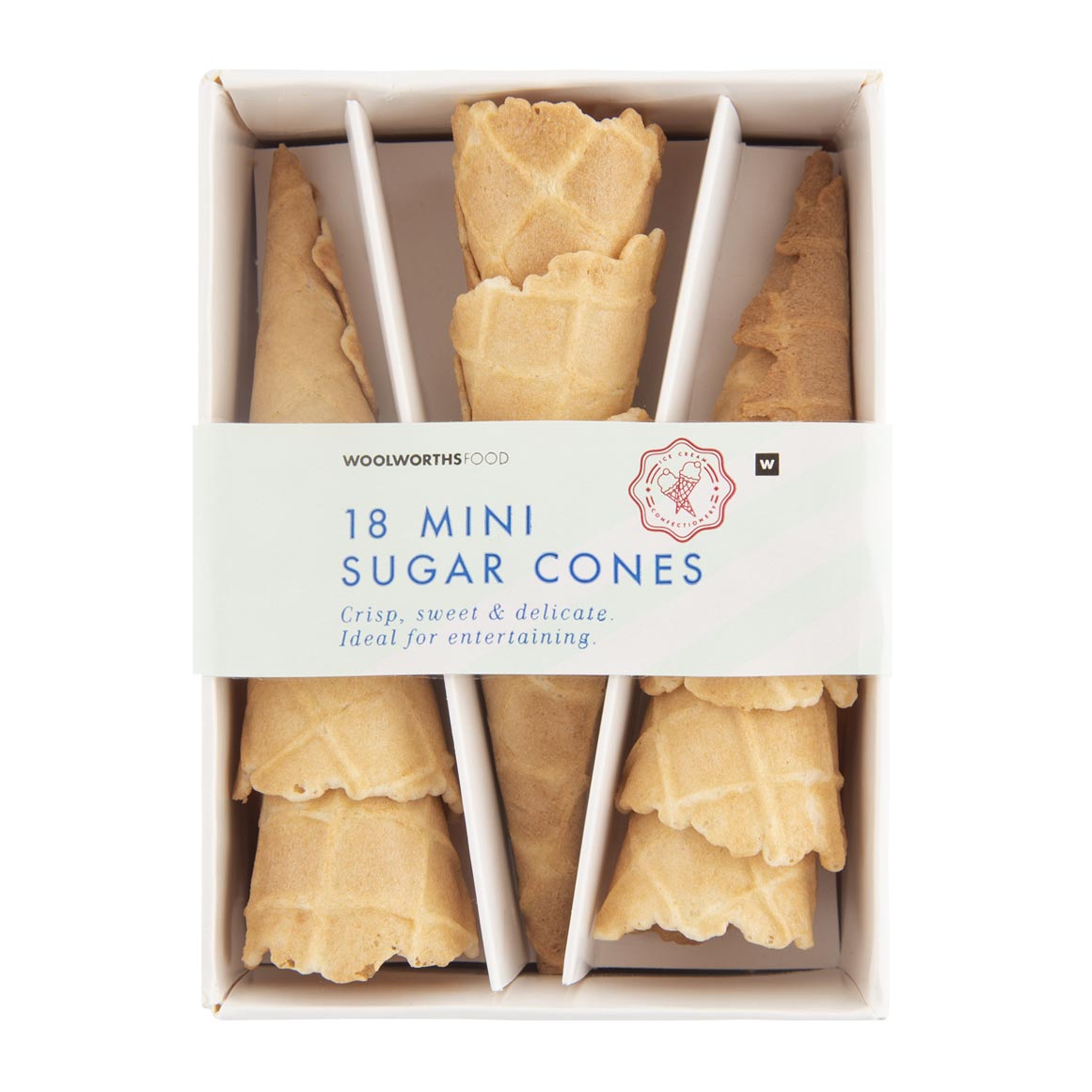 Mini Sugar Cones 18 pk