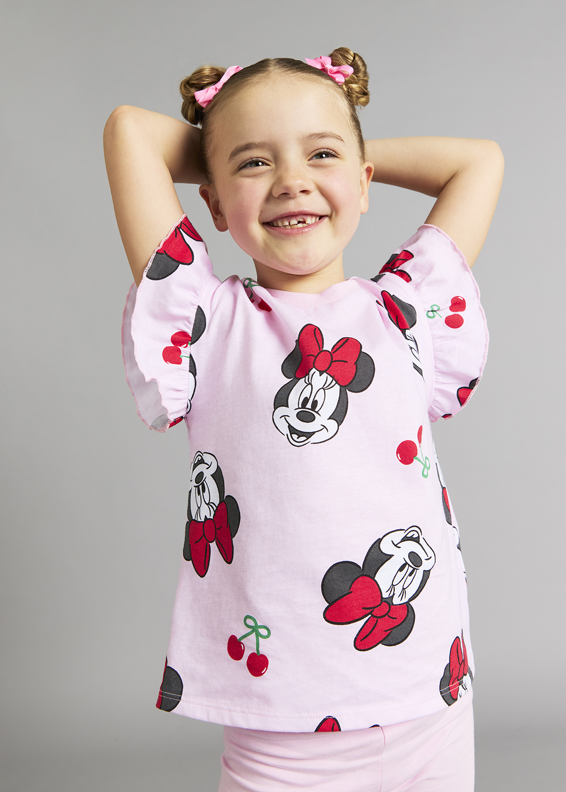 Minnie Cherry Frill Cotton T-shirt