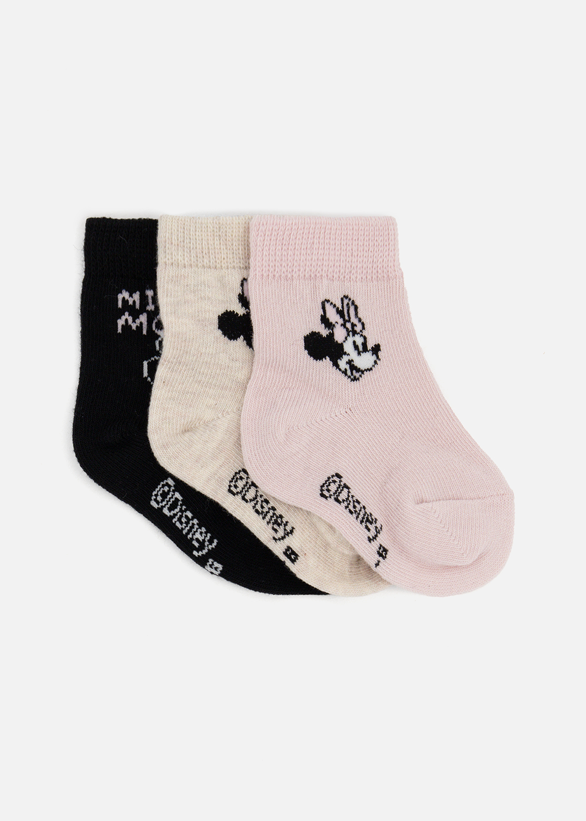 Minnie Mouse Cotton Rich Socks 3 Pack