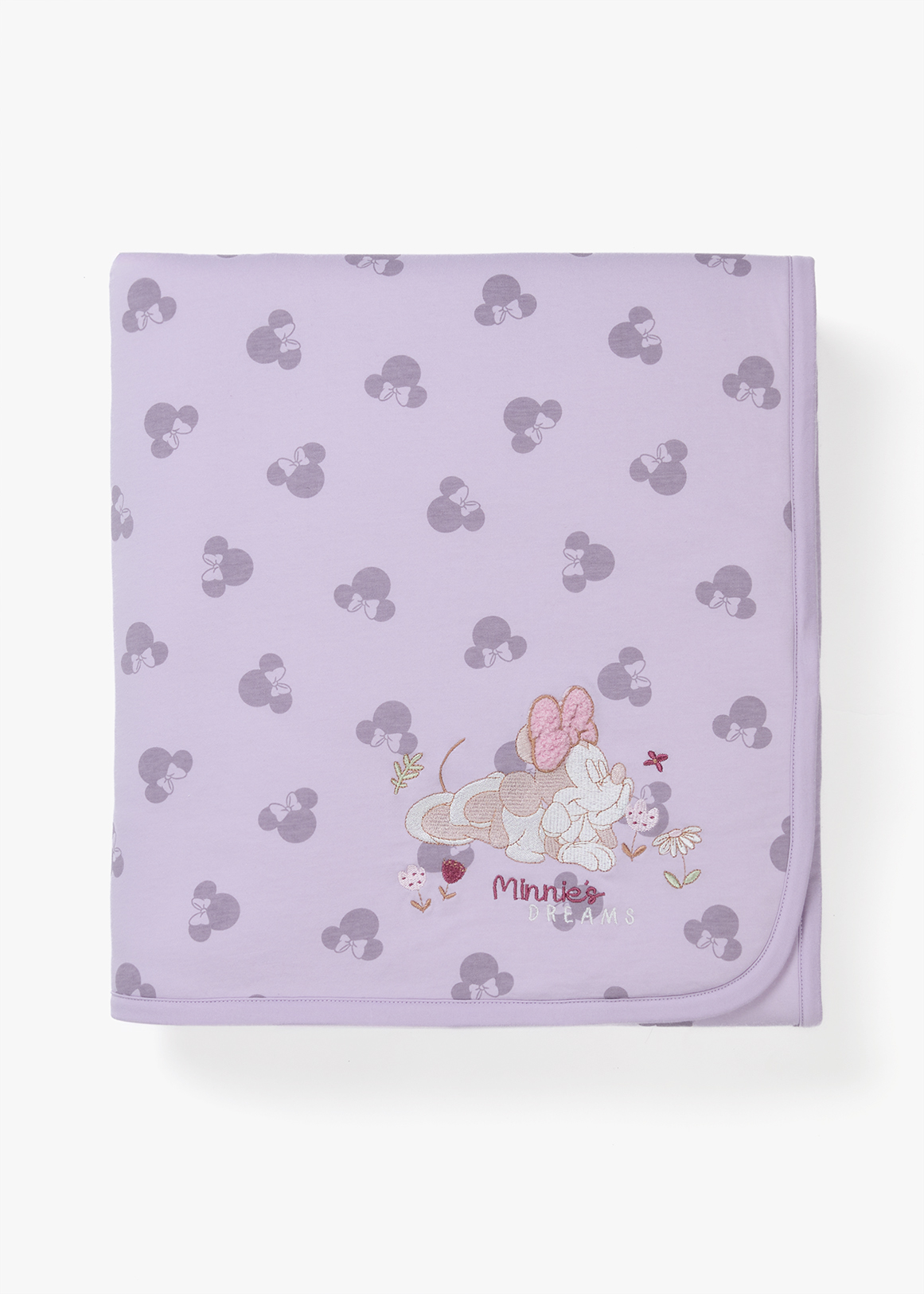 Minnie Sherpa Lined Blanket