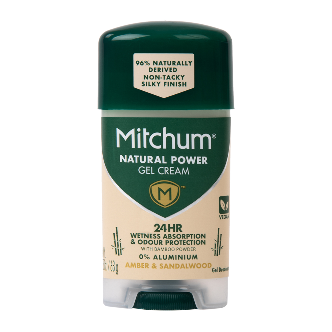 Mitchum Men Natural Power Amber And Sandalwood Gel Cream Roll On 63 G Mitchum men natural power amber and sandalwood gel cream roll on 63 g