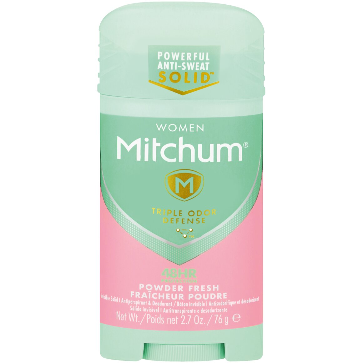 Mitchum Powder Fresh Invisible Solid Roll On 76 g