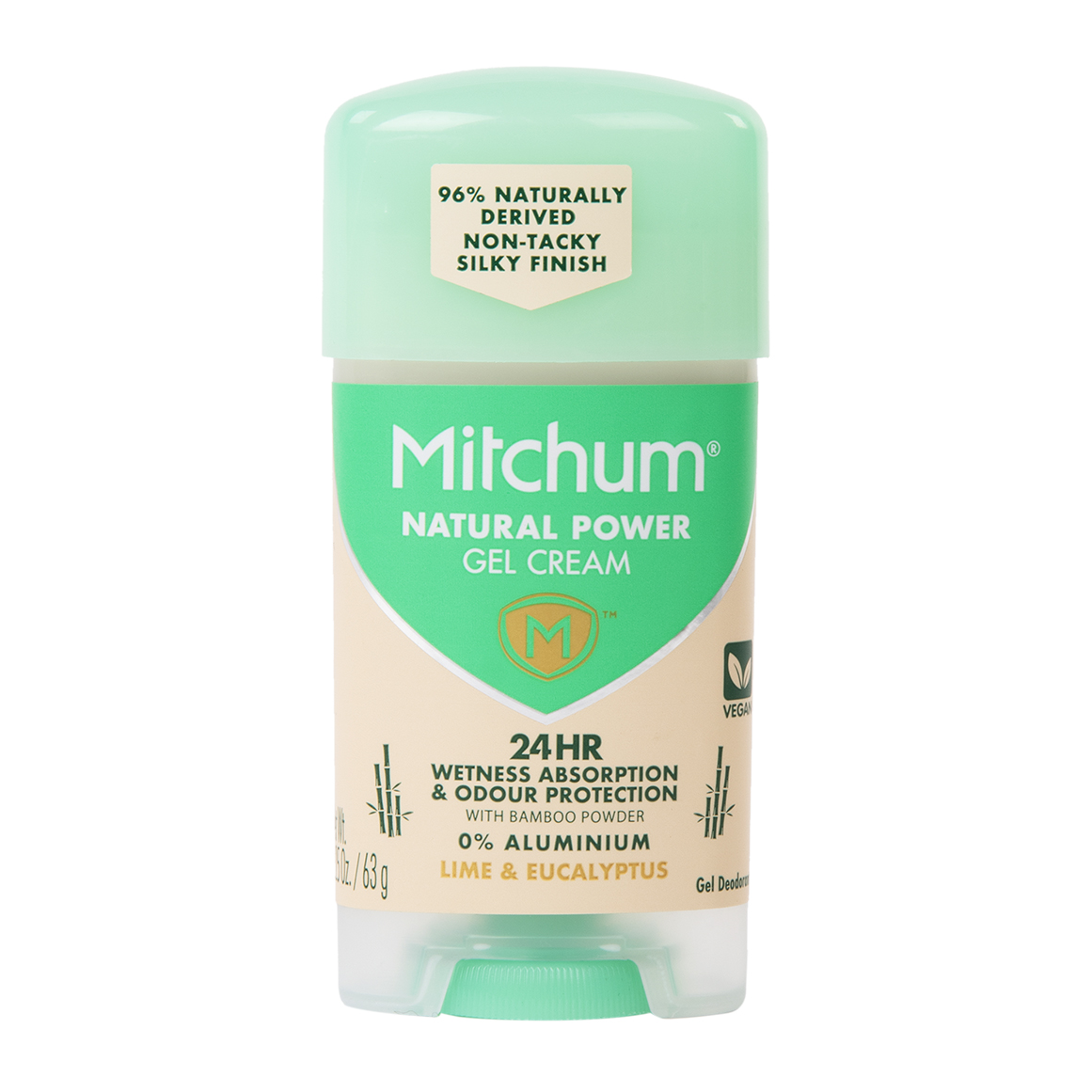 Mitchum Women Natural Power Lime and Eucalyptus Gel Cream Roll On 63 g