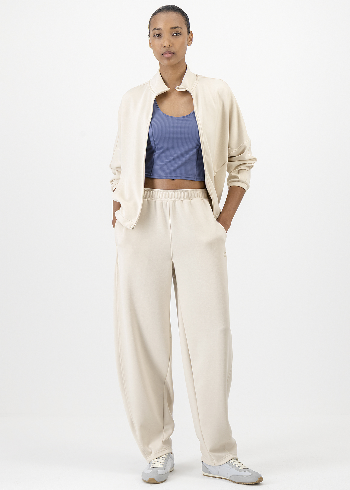 Modal Blend Scuba Barrel Leg Track Pants
