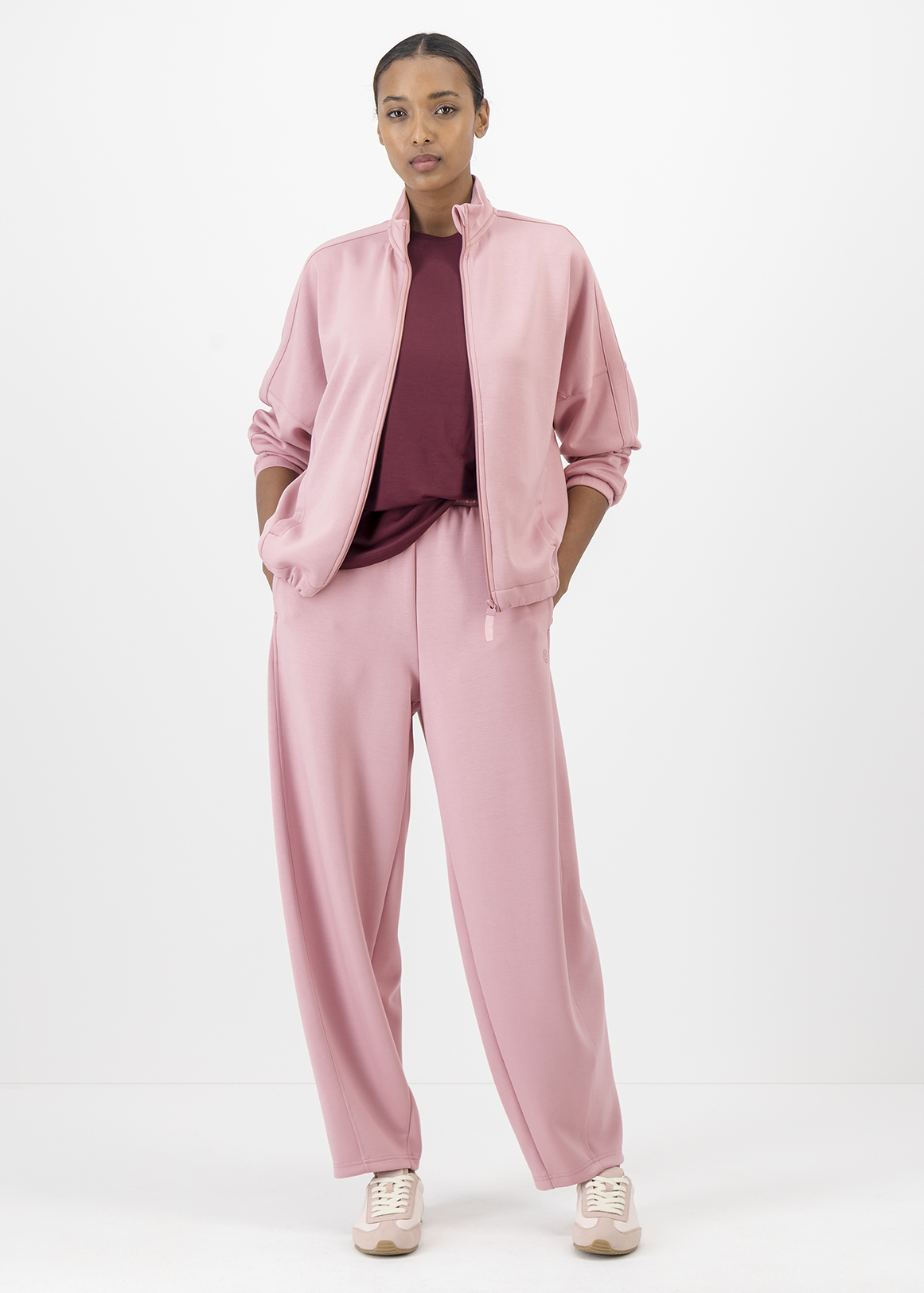 Modal Blend Scuba Barrel Leg Track Pants