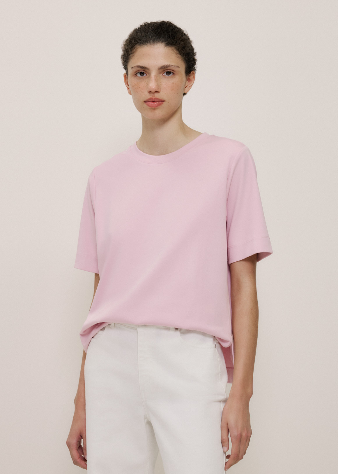 Modal Cotton Boxy Crew T-shirt