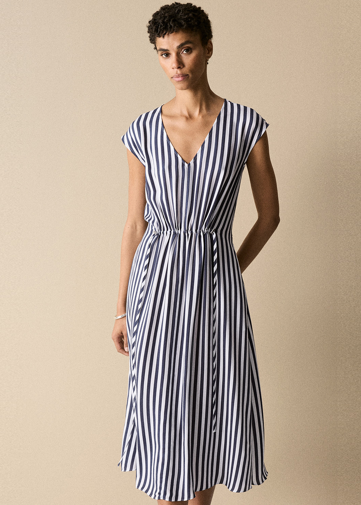 Modal Stripe Dress | Woolworths.co.za