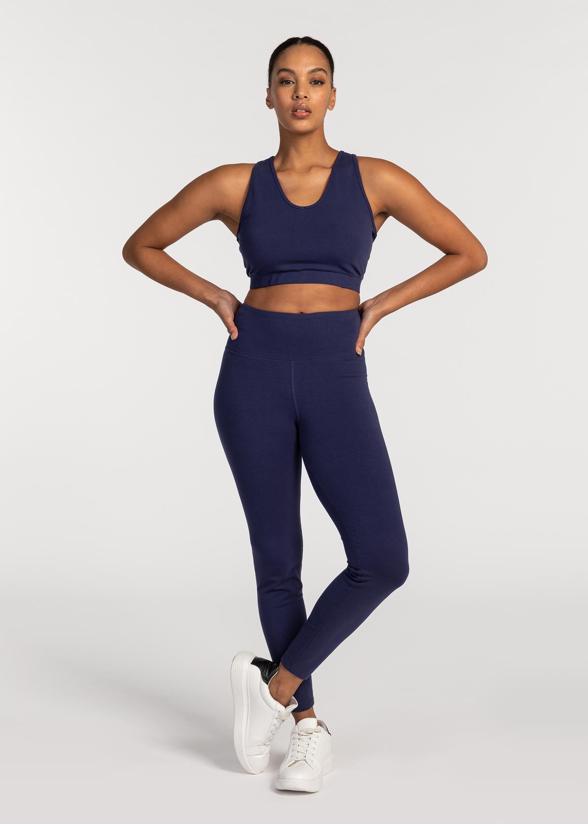 Moderate Stretch High Waist Cotton Leggings | Woolworths.co.za