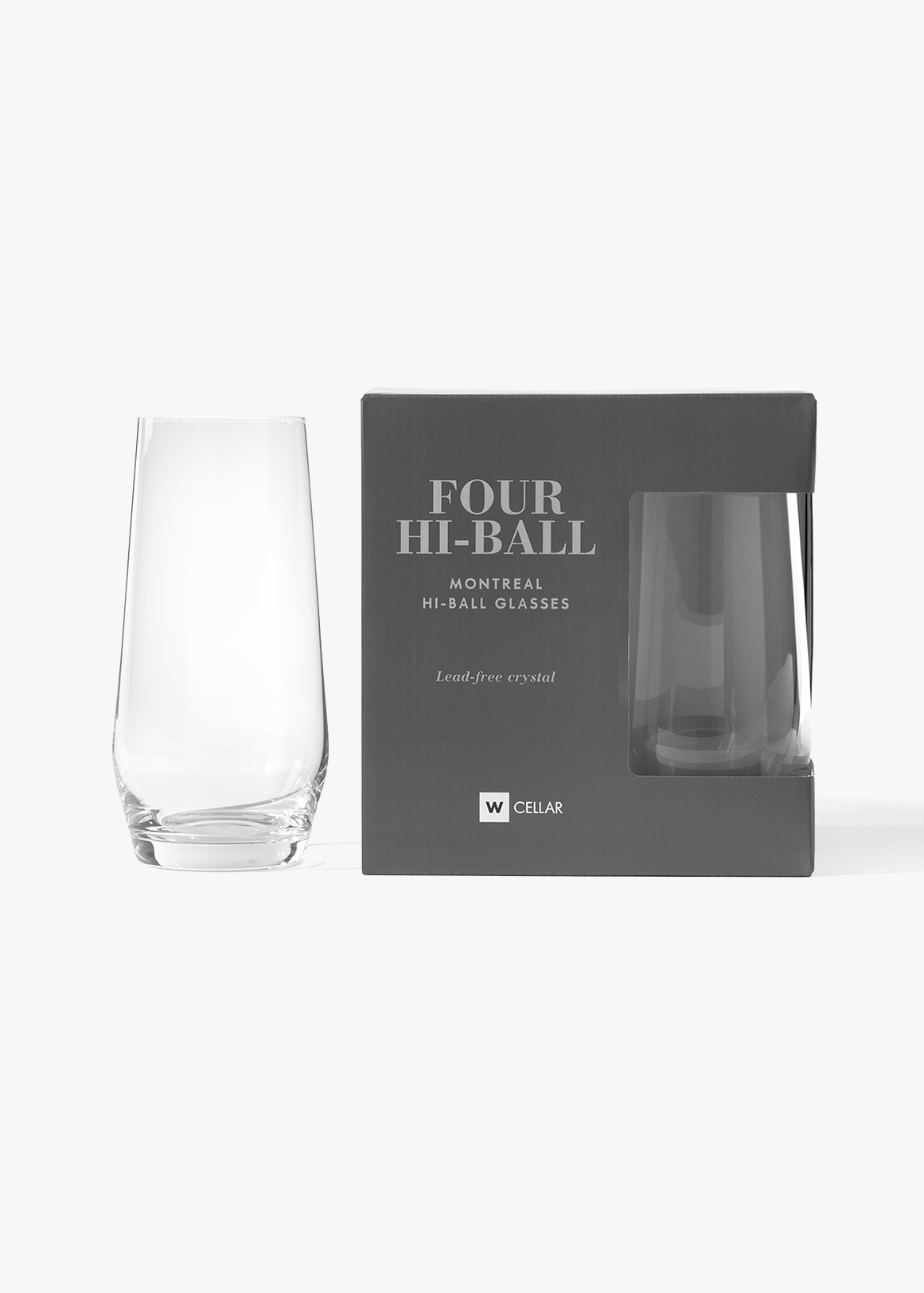 Montreal Lead Free Hi-Ball Glass 4 Pack