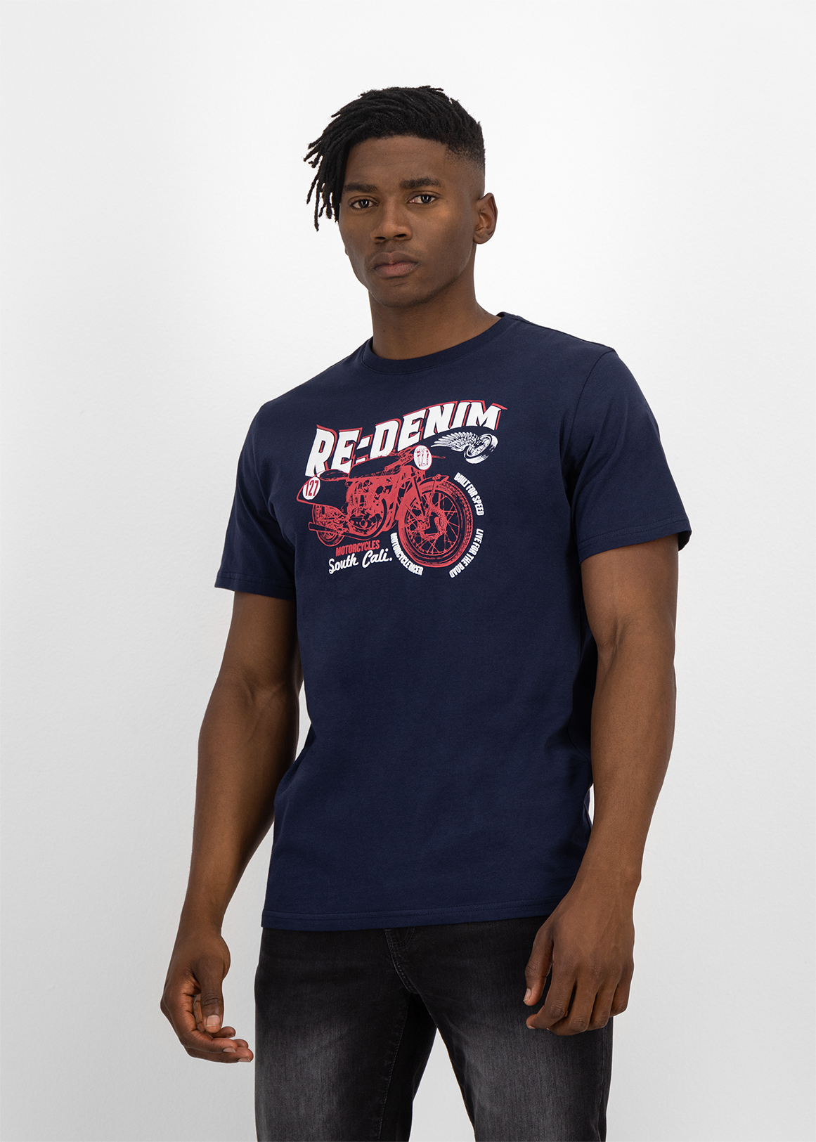 Motorcycle Slim Fit Cotton T-shirt | Woolworths.co.za