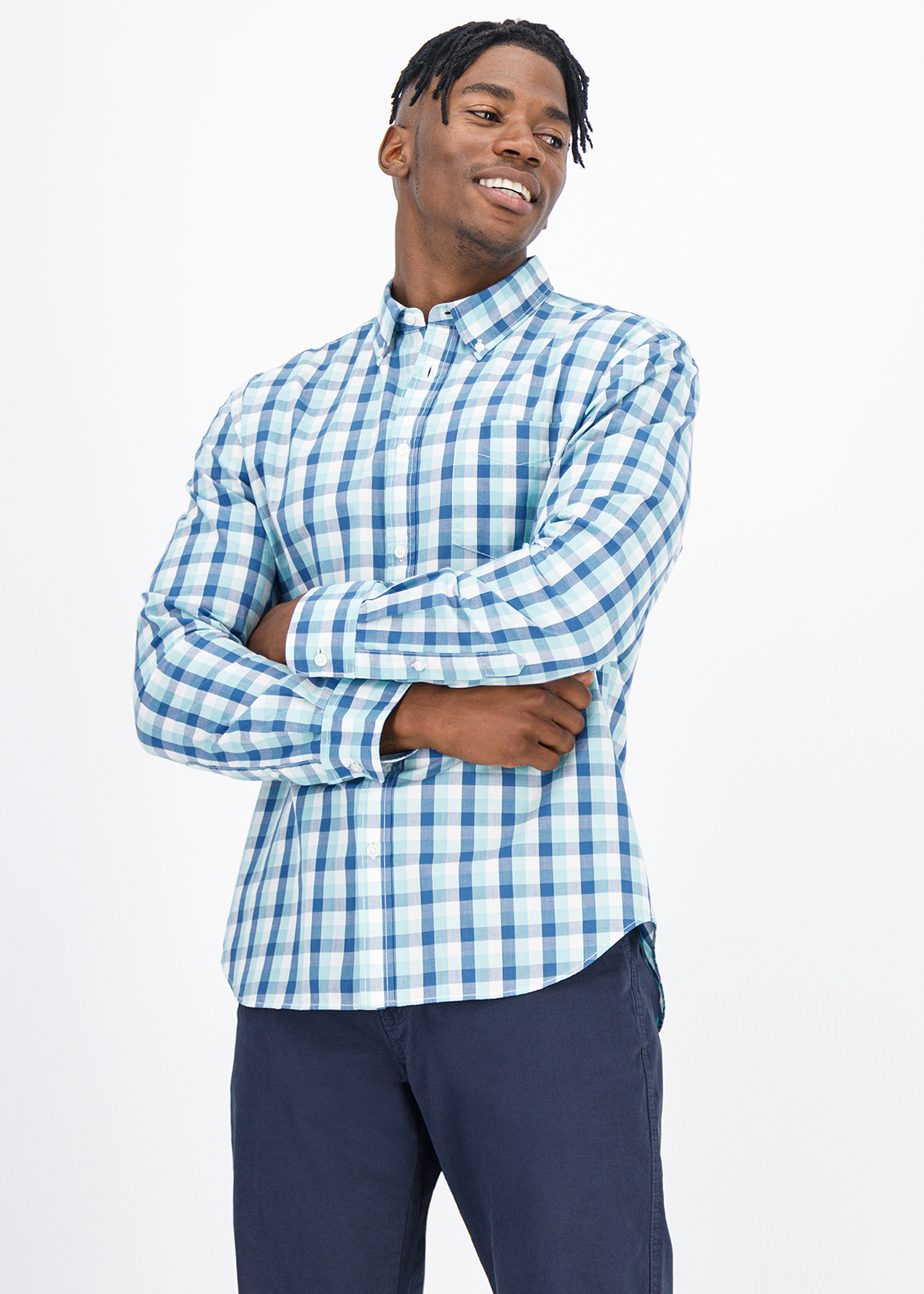 Multi Colour Check Regular Fit Cotton Shirt | Woolworths.co.za