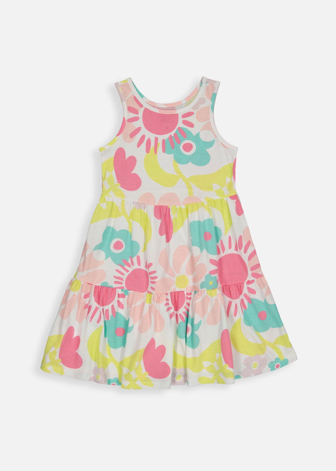 Multi Floral Tiered Dress | Woolworths.co.za