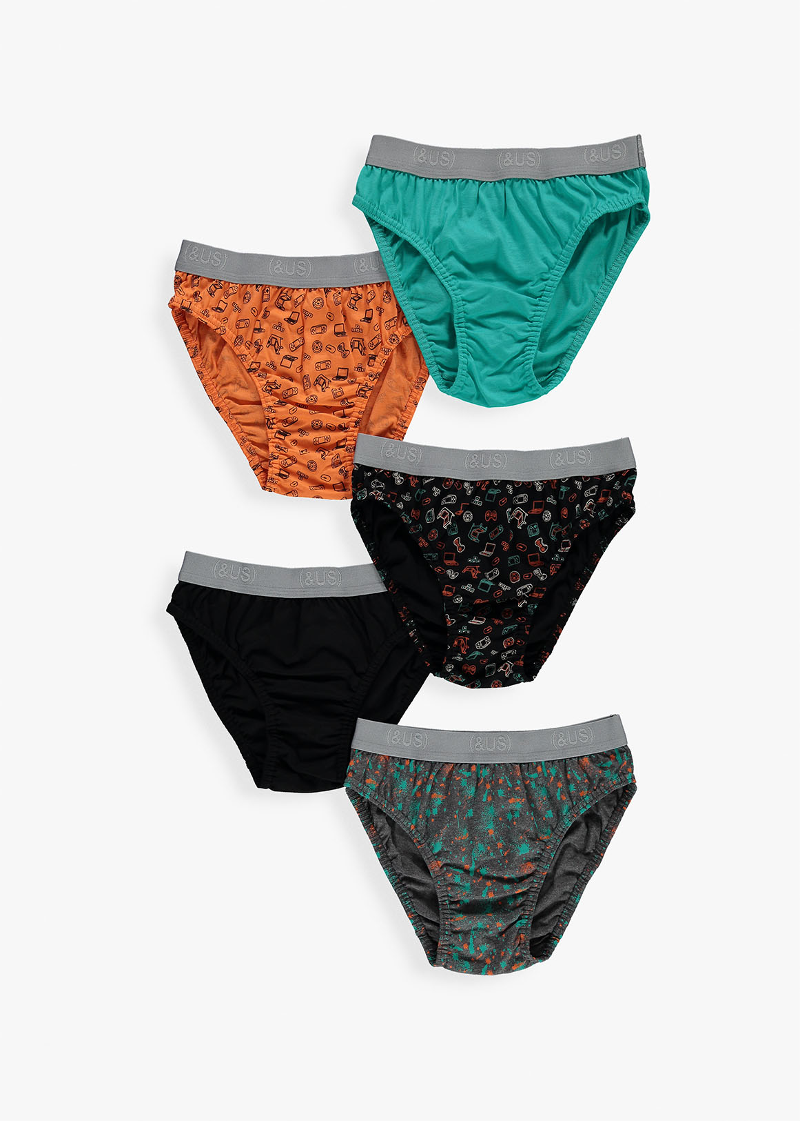 Multi Print Briefs 5 Pack | Woolworths.co.za